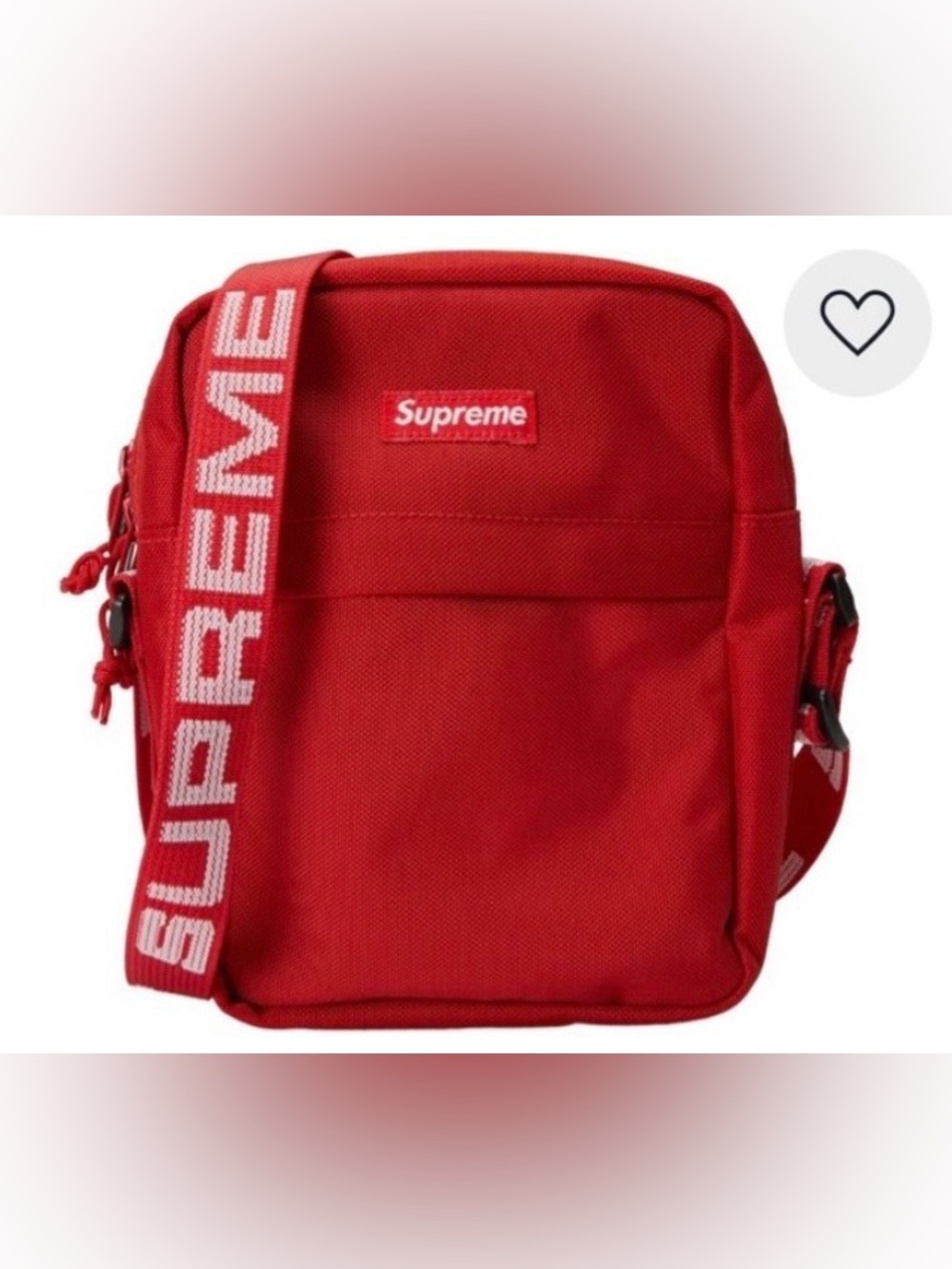 Supreme Shoulder Bag / Crossbody Bag Red Cordura Fabric BRAND NEW Unisex